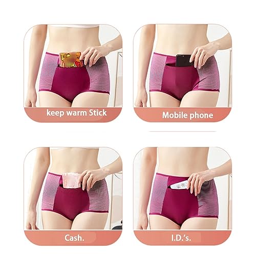Culotte coton femmes avec poche zippée lot de basic boxers
