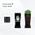 Toriexon Metal Tall Outdoor Planters Set of 2, 18 inch Durable Tall Planters with Rust-Proof Coating & Drainage Insert Shelve & Trays, Black Outdoor Planters for Porch, Garden, Patio, Yard