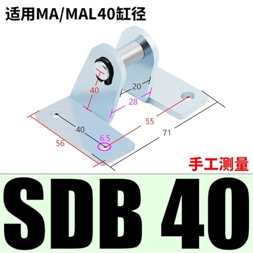Cylindre MAL pneumatique mini pour automatisme industriel type MA32 - 7