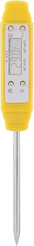 Miniatura 7 de TOPINCN Termómetro digital de lectura para alimentos, cocina de cocina, sonda de carne con botón de sujeción, para leche, agua de baby shower, té