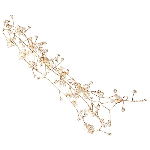 CONGARTENO Cinturón de Novia con Flores de Perlas para Vestido de Boda Cinturón Decorativo para Mujeres para Ocasiones Especiales Nupciales