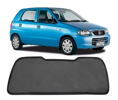 Image of Autofact Dicky Curtain for Maruti Alto Old 2000-2012 | Custom Fit Rear Windshield Sunshade | UV & Heat Protection | Foldable Mesh | Privacy & Cooling Car Accessory