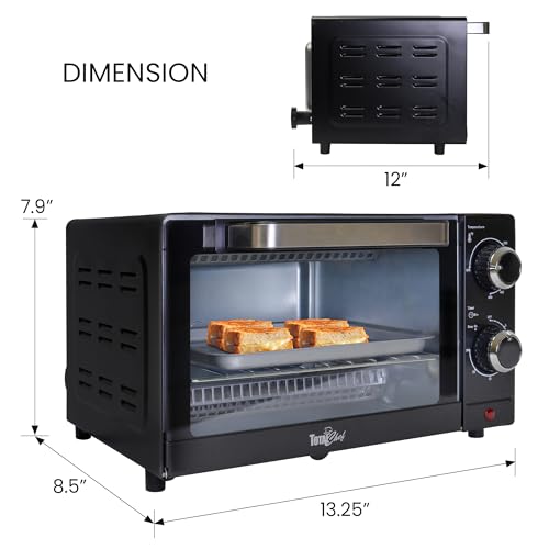 Total Chef TCTO09 Total Chef 4-Slice Toaster Oven の商品画像 6