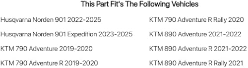 Miniatura 2 de Tusk Placa deslizante de aluminio Quiet Glide Adventure para KTM 790 Adventure R 2019-2020