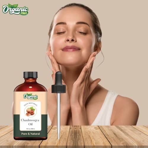 Image of Organic Zing Chaulmoogra (Hydnocarpus Wightianus) Oil | Pure & Natural Carrier Oil for Skincare, Hair Care & Massage - 118ml /3.99fl oz
