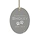 GiftsForYouNow Personalized Pet Memorial Ornament, Glass, 3.75