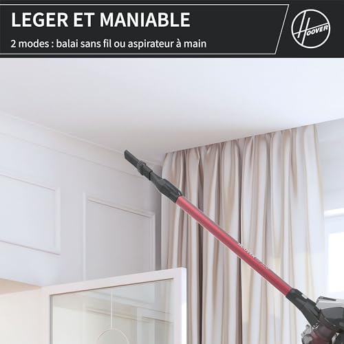 Aspirateur Balai Hoover HF322TH 011 – 22 V, Autonomie 40 min, Réservoir 0,7 L - vue 4