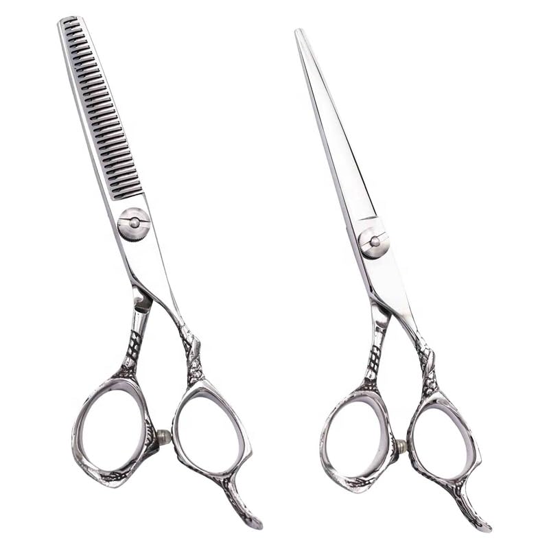 Ciseaux de coiffure de 6 pouces en acier inoxydable pour coiffeur