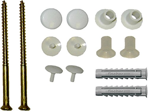 fischer 42834 WB10 WC-Befestigungsset, Kunststoff/Metall