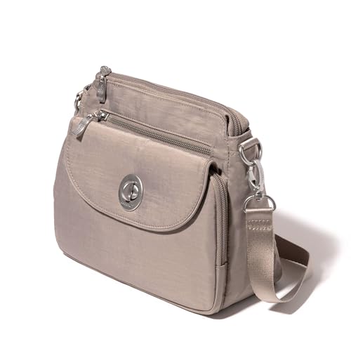Image of Baggallini Calais Crossbody Bags for Women 10x7 Lightweight Water-Resistant Travel Purse, RFID & Interior Organization