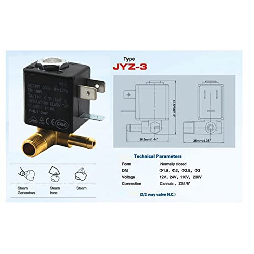 Électrovanne 6bar normalement fermé JYZ-3 pour une pression stable - 3