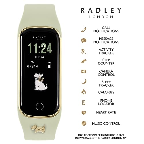 Radley Ladies Series 8 Eucalyptus Silicone Strap Smart Watch RYS08-2134 - Image 3