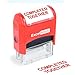 Completed Together - ExcelMark Self-Inking Two-Color Rubber Teacher Stamp - Perfect for Grading Homework - Red and Blue Ink