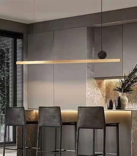 Lámpara colgante de mesa de comedor LED sin destellos de altura modificable