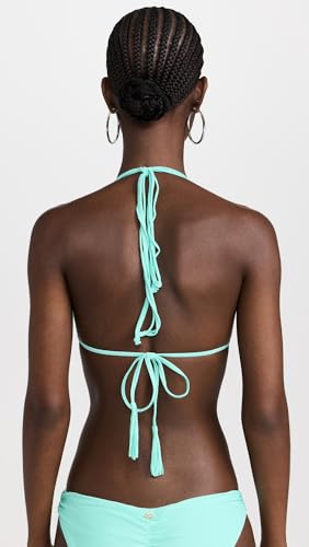 PQ Swim Women's Isla Triangle Bikini Top - Back Tie Closure, Removable Padding, Women's Swimsuit Top3
