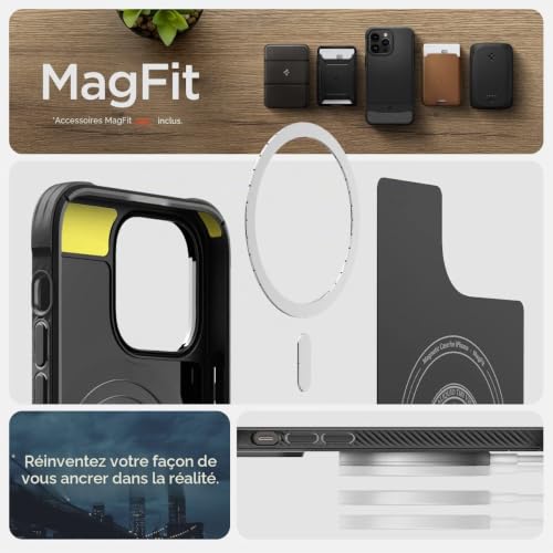 Coque iPhone 14 Pro MagSafe Spigen Rugged Armor pour les déplacements - 6