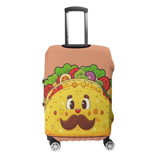 Mexican Corn Rolls Luggage Covers for Suitcases, Washable Travel Accessories, Anti-Scratch & Dust Protection Suitcase Cover Protector Fits 19-32 Inch Luggage S4