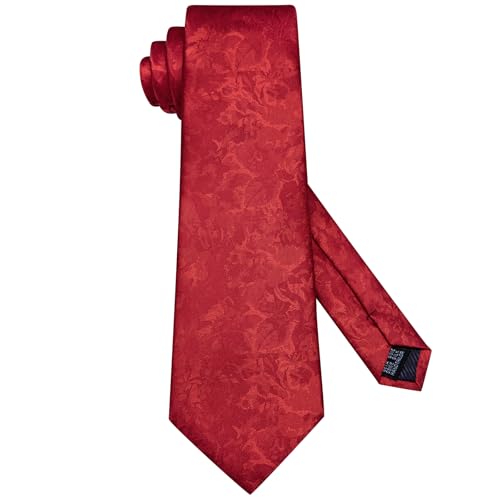 Image of Hi-Tie Men's Tie Sets Silk Paisley Striped Necktie Pocket Square Cuff-links Sets Wedding Business Holiday