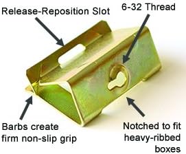 G-Clip 10-Pack Electrical Box Repair - For Loose Electrical Switches and Outlets