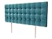 LA WEB DEL COLCHON - Cabecero tapizado Manhattan Big para Cama de 135 (145 x 115 cms) Turquesa Textil Suave | Cama Juvenil | Cama Matrimonio | Cabezal Cama |