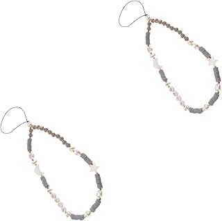Uonlytech 2 Peças De Alças De Telefone Móvel Amuletos De Telefone Estéticos Contas De Telefone Charme De Telefone Kawaii Corrente De Telefone Charme De Telefone Bonito Cordão De Telefone