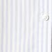 Amazon Essentials Women's Regular-Fit Long-Sleeve Button-Down Poplin Shirt, French Blue White Stripe, Large