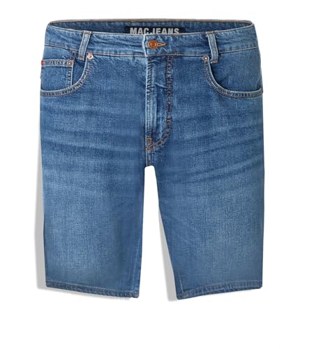 MAC Jeans Herren Short Comfort Fit Stretch Denim, Rick 0984.H624 Navy Blue