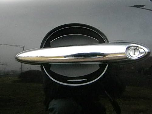 Flat Black Universal Auto Accessory Car Door Handle Scratch Cover Guards Protector Fits Buick (4pk)