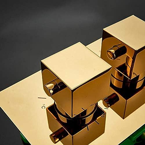 Kits de douche thermostatiques dorés pour éliminer les variations de température de l'eau