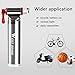Aluminum CO2 Tire Tube Mini Bicycle Pumps CO2 Cartridge for Bicycle Schrader Presta Adapter Bike Inflator Bicycle Mini Co2 Co2 Inflator for Bike Tires Co2 Cartridges Co2