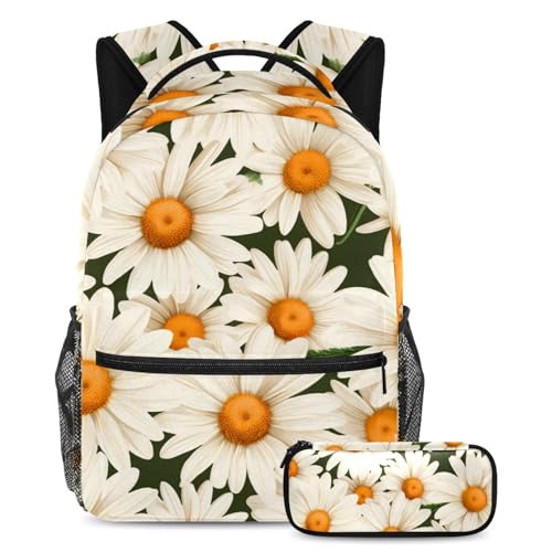 Cartable Little Daisy 62 avec trousse pour étudiants garçons et filles