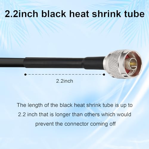 Câble coaxial N mâle vers N mâle 4,5 m type N RG58 - 3