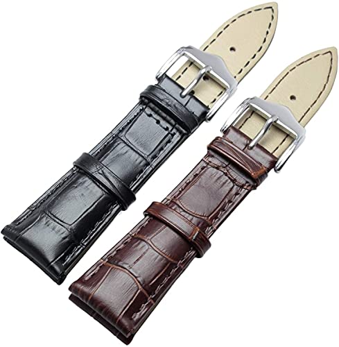 Bracelet de montre en cuir marron 20mm, l'accessoire idéal pour offrir