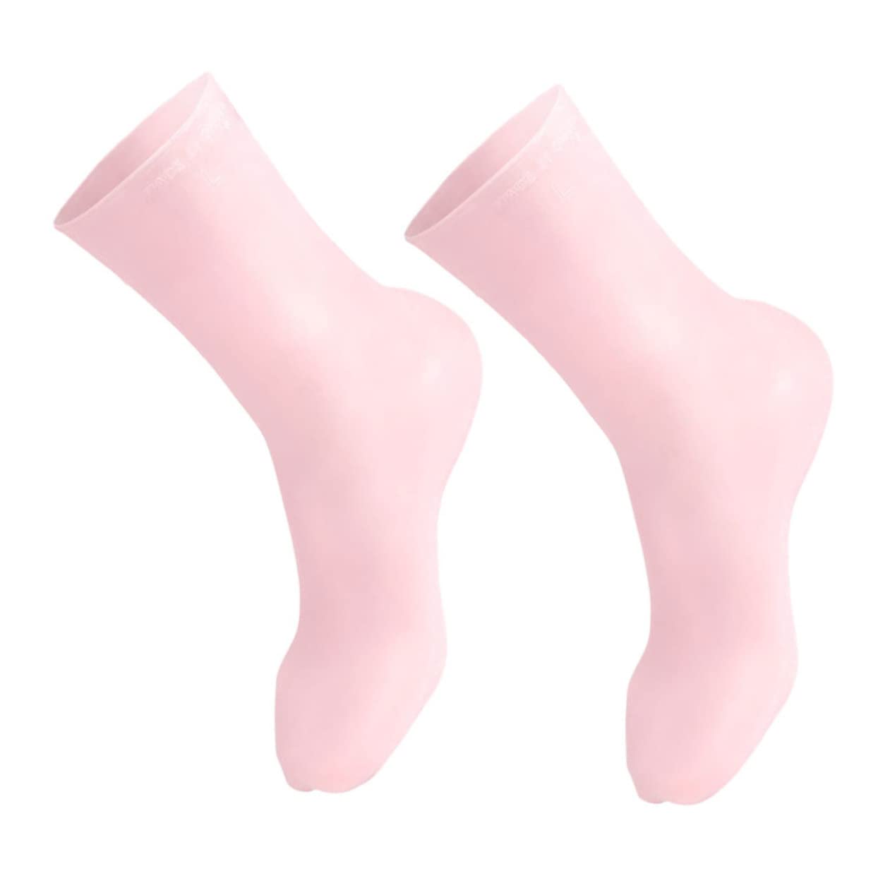 PartyKindom 1Pair Moisturizing Socks for Women Long Foot Cover with Cushioned Support Cracking Design for Softening Dry Feet for Care and