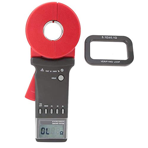 ETCR2100A+ digitale weerstandsmeter met tang, weerstandsmeter (ronde mond), hoge precisie, storingsvrij