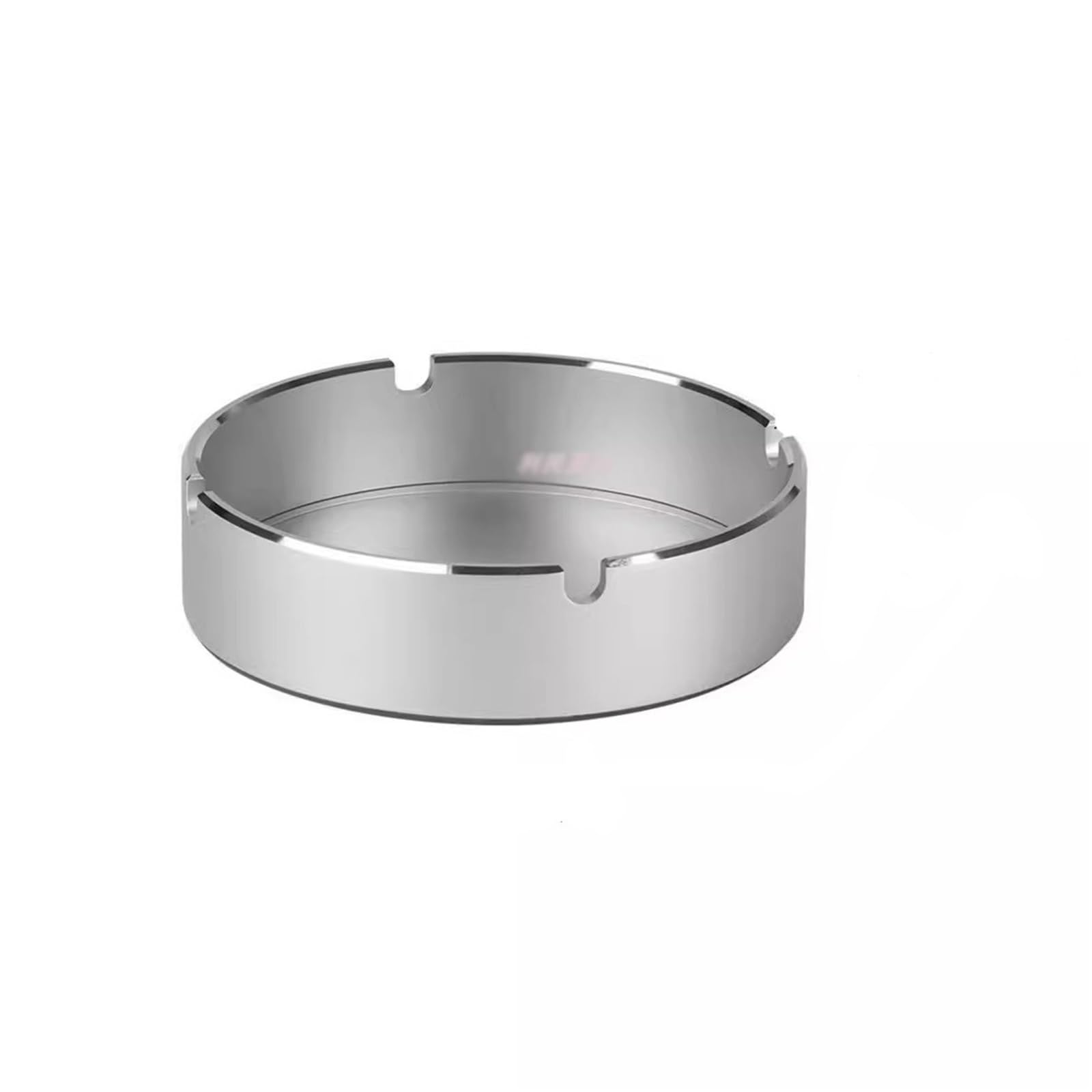 Zhaoj24-05 Cigar Ashtrays Aluminum Alloy Ashtray Commercial Office Living Room Hotel Metal Thick(Silver)