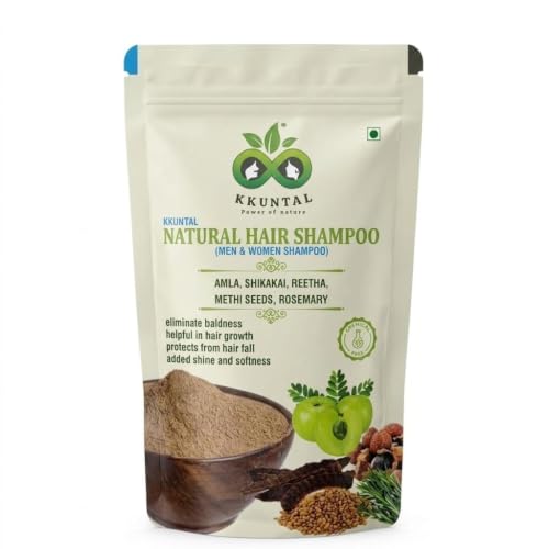 Image of Natural Hair Wash Powder | Controls Hair Fall, Removes Dandruff & Promotes Thicker, Hair Growth | Amla, Reetha, Shikakai, Methi & Rosemary | Sulphate-Free | 200g