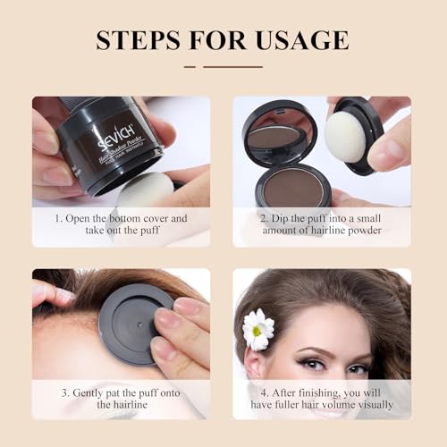 Sevich AMNAIFQNV-63 Hairline Powder,Instantly Conceals Hair Loss, Root Touch Up Powder thumb #1