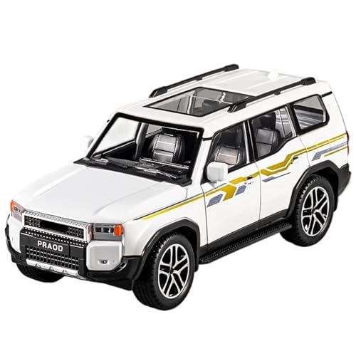 �_�C�L���X�g�J�[ 1:24 �ɓK�� �����h�N���[�U�[ LC250 �X�P�[�������ԃ��f�� ���A���ȊJ���h�A �����ԃ��f��(White)