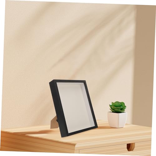 Caja de recuerdos de madera para decorar el salón con composiciones de flores secas 3