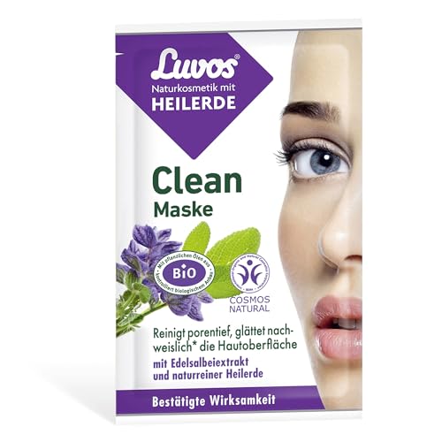 Luvos Crememaske, Clean-Maske tiefenwirksame Reinigung, 2 x 7,5 ml