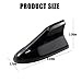 Vehicle Shark Fin Antenna Cover, Roof Antenna Base, Automotive Decorative Accessory, Compatible with Most Cars