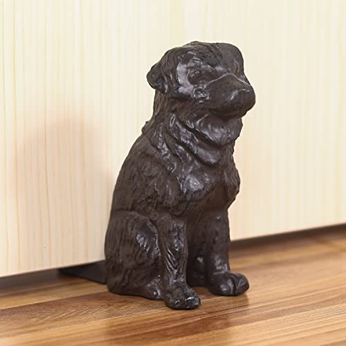 Wempolu 3.07 Lbs Cast Iron Door Stop Wedge Metal Dog Door Stoppers For Bottom Of Door (Bronze)… #TOP4