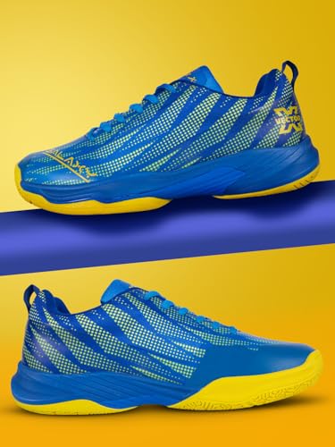 Image of Vector X Galaxy Badminton /Tennis Court Shoe, Breathable Mesh, TPU Fusing, Rubber Outsole for Enhanced Durability, Traction and Slip Resistance, Light Weight Shoe