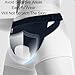 Inguinal Hernia Support for Men and Women with Removable Compression Pad and Adjustable Waist Belt, Suitable for Unilateral/Bilateral Inguinal Hernia Belt(White,Small)
