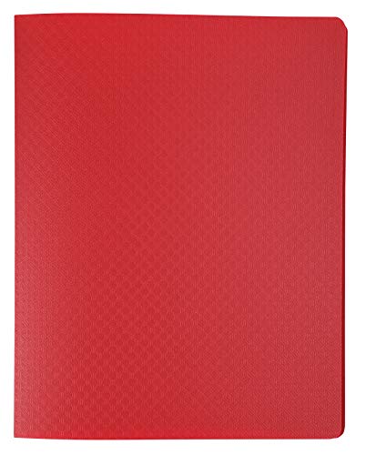 Exacompta 88210E Sichtmappe aus extra starkem Kunststoff mit 20 Hüllen, 40 Sichten - 18x23 cm für Unterlagen im DIN A5-Format - 1 Stück Zufallsfarbe