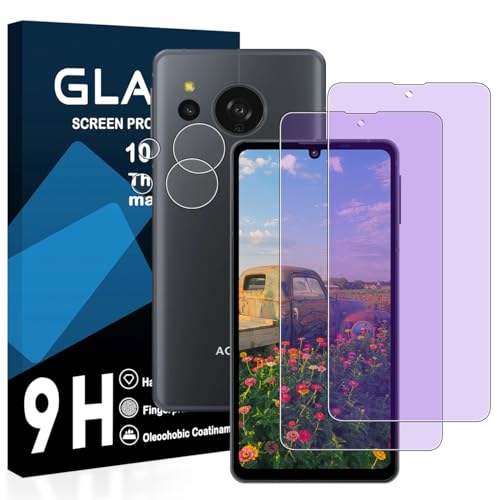 �y2���u���[���C�g�J�b�g+2�������Y�t�B�����z AQUOS sense8 / AQUOS sense7 �K���X�t�B���� ���Y���ɎqAGC�f�� �A�N�I�X�Z���X8 SH-54D / SHG11 �ی�t�B���� �y �ڂ̔��y�� �ڂɗD���� �u���[���C�g�J�b�g �d