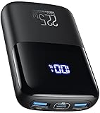 ✅【Alle Geräte Aufladen】 Im Gegensatz zu den meisten Ladegeräten auf dem Markt, die kleinere Geräte wie Ihre AirPods, Smart Watch/Armband, Bluetooth-Kopfhörer/Lautsprecher usw. nicht aufladen können, ist INIU PD10000 kompatibel mit jedem Gerät, unabhängig von der Größe. Außerdem müssen Sie sich nicht die Mühe machen, spezielle Lademodi zu aktivieren. Einfach einstecken und loslegen.