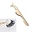 EIAKE False Eyelashes Applicator Tool Eyelash Extension Tweezers Remover Clip Tweezers Nipper (Golden)