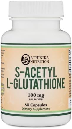 acetyl glutathione india S-Acetyl L-Glutathione Capsules - 100mg, 60 Count (Acetylated Glutathione  Antioxidant